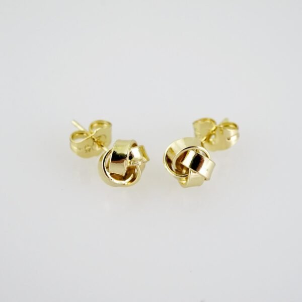 E2064 Earrings - Aretes - Plain - 14K Real Color