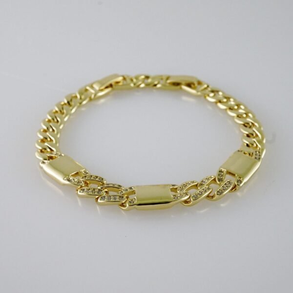 B1450 Bracelet - Pulseras - Zircon Stone - 14K Real Color - Image 2