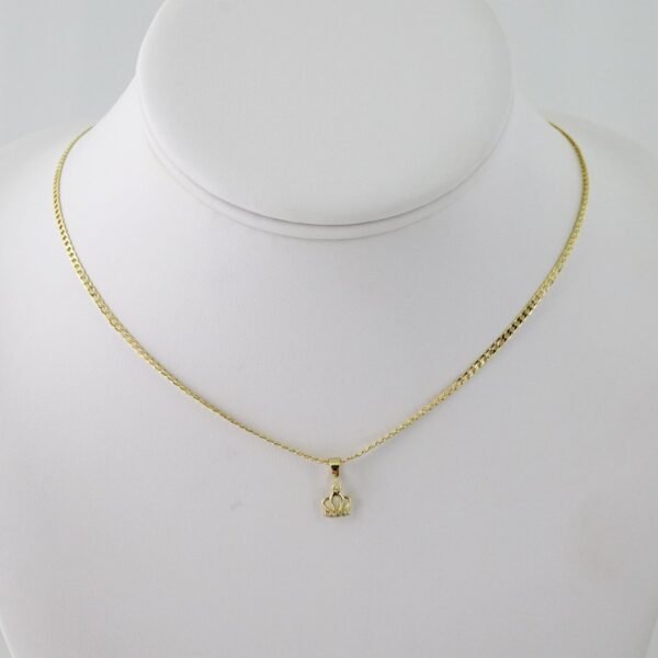 SET1584 Cadenas & Colgantes - Chain - Pendants - Plain - 14K Real Color - 2mmX50cm