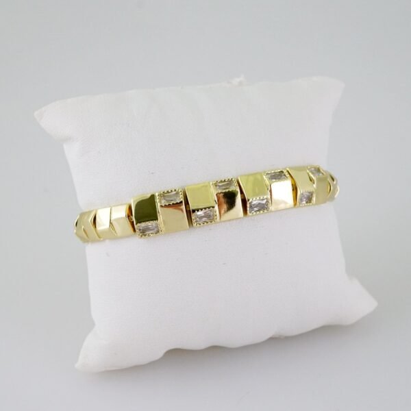 B1451 Bracelet - Pulseras - Zircon Stone - 14K Real Color