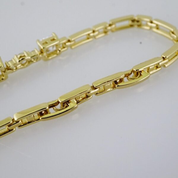 B1452 Bracelet - Pulseras - Zircon Stone - 14K Real Color - Image 3