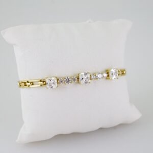 B1452 Bracelet - Pulseras - Zircon Stone - 14K Real Color