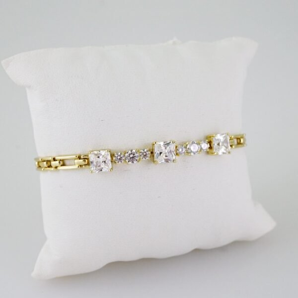 B1452 Bracelet - Pulseras - Zircon Stone - 14K Real Color