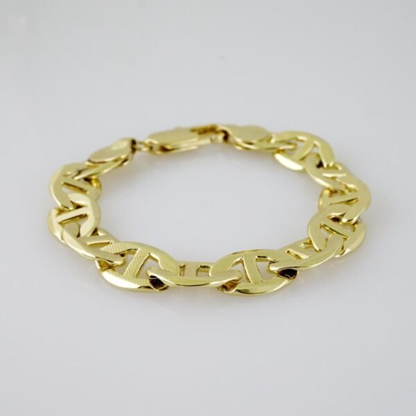 B1456 Bracelet - Pulseras - Plain - 14K Real Color - Image 2