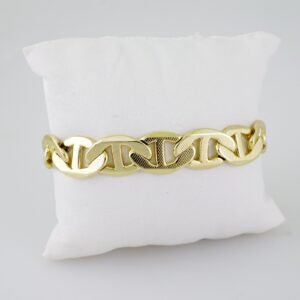 B1456 Bracelet - Pulseras - Plain - 14K Real Color