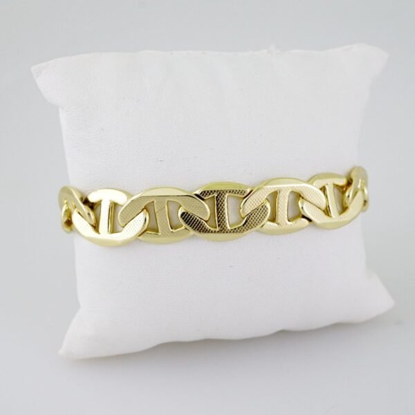 B1456 Bracelet - Pulseras - Plain - 14K Real Color