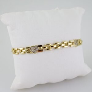 B1458 Bracelet - Pulseras - Zircon Stone - 14K Real Color