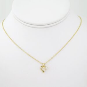 SET1590 Cadenas - Colgante -  Chain W - Pendants - 14K Real Color - Zircon Stone - 2mmX45cm