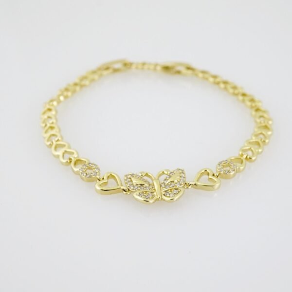 B1464 Bracelet - Pulseras - Zircon Stone - 14K Real Color - Image 2