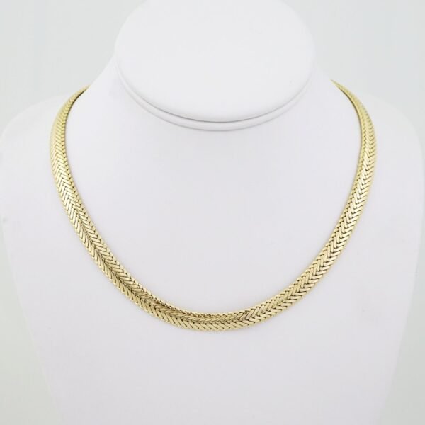 SET1605 Gargantilla - Choker - Plain - 14K Real Color