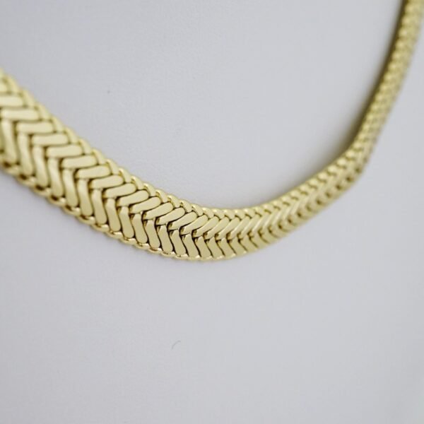 SET1605 Gargantilla - Choker - Plain - 14K Real Color - Image 2