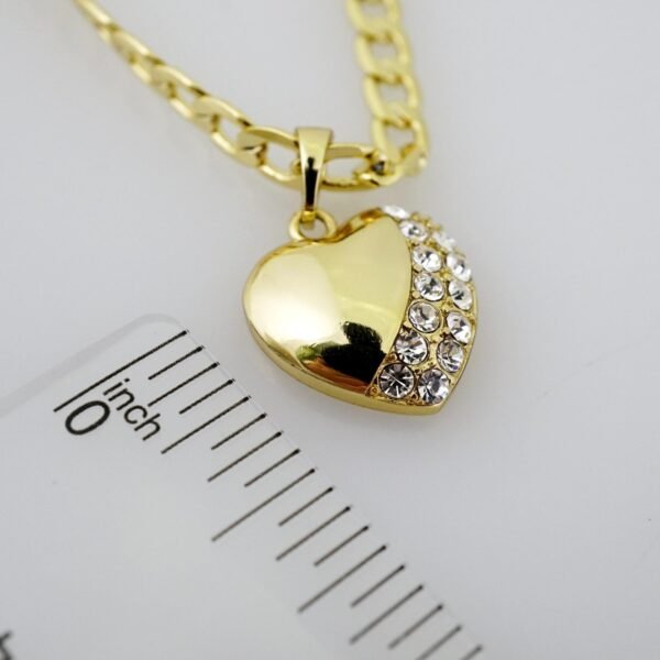 SET1610 Cadenas - Colgante -  Chain W - Pendants - 14K Real Color - Zircon Stone - 4mmX50cm - Image 3