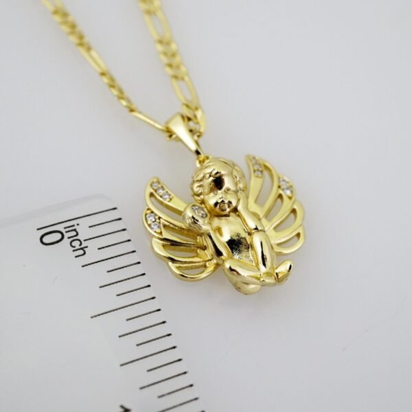 SET1611 Cadenas - Colgante -  Chain W - Pendants - 14K Real Color - Zircon Stone - 3mmX50cm - Image 3