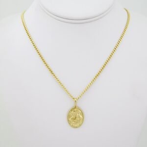SET1614 Cadenas & Colgantes - Chain - Pendants - Plain - 14K Real Color - 3mmX60cm