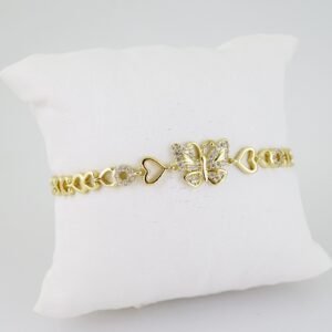B1461 Bracelet - Pulseras - Zircon Stone - 14K Real Color