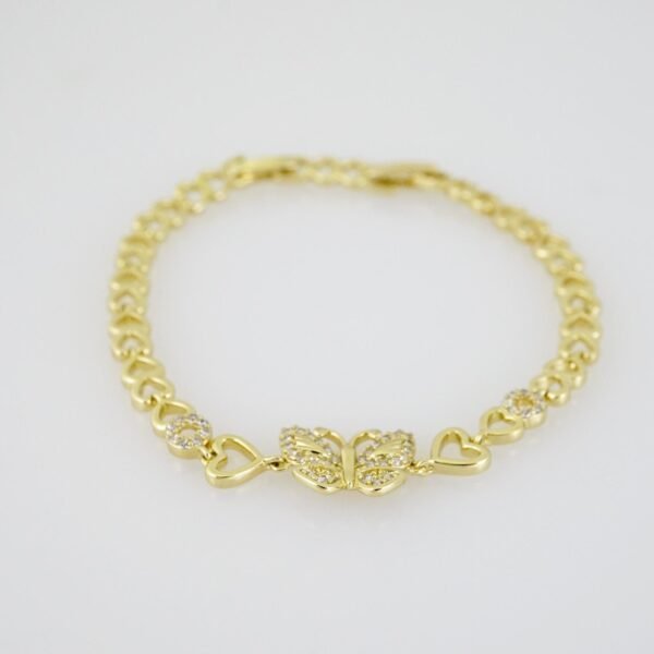 B1461 Bracelet - Pulseras - Zircon Stone - 14K Real Color - Image 2