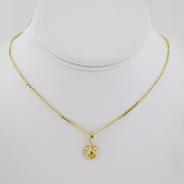 SET1603 Cadenas & Colgantes - Chain - Pendants - Plain - 14K Real Color - 2mmX50cm