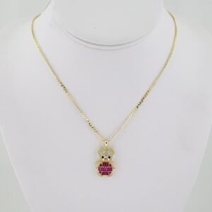SET1601 Cadenas & Colgantes - Chain - Pendants - Plain - 14K Real Color - 2mmX50cm