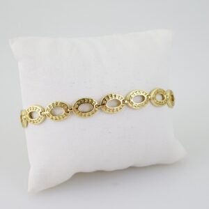 B1514 Bracelet - Pulseras - Plain - 14K Real Color