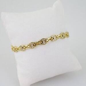B1516 Bracelet - Pulseras - Zircon Stone - 14K Real Color