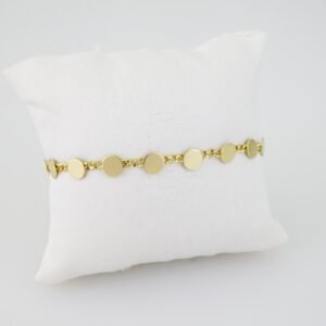 B1517 Bracelet - Pulseras - Plain - 14K Real Color
