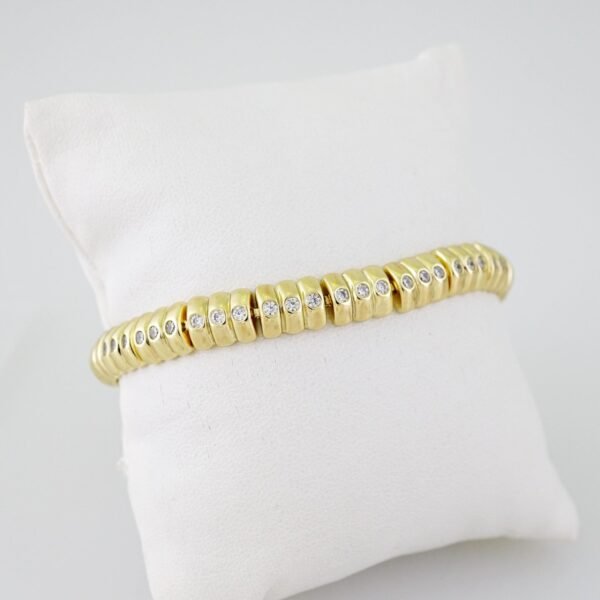B1565 Bracelet - Pulseras - Zircon Stone - 14K Real Color