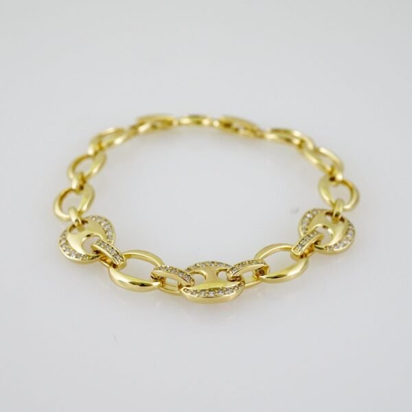B1569 Bracelet - Pulseras - Zircon Stone - 14K Real Color - Image 2